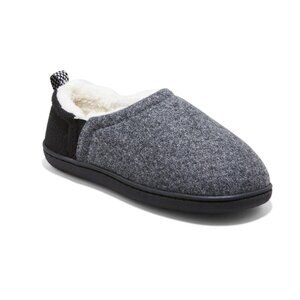 NWT Charcoal Gray Slip-On Franklin Slippers - Youth Boy's Size S 13/1